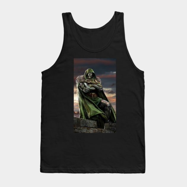 Dr Doom Tank Top by uncannyknack